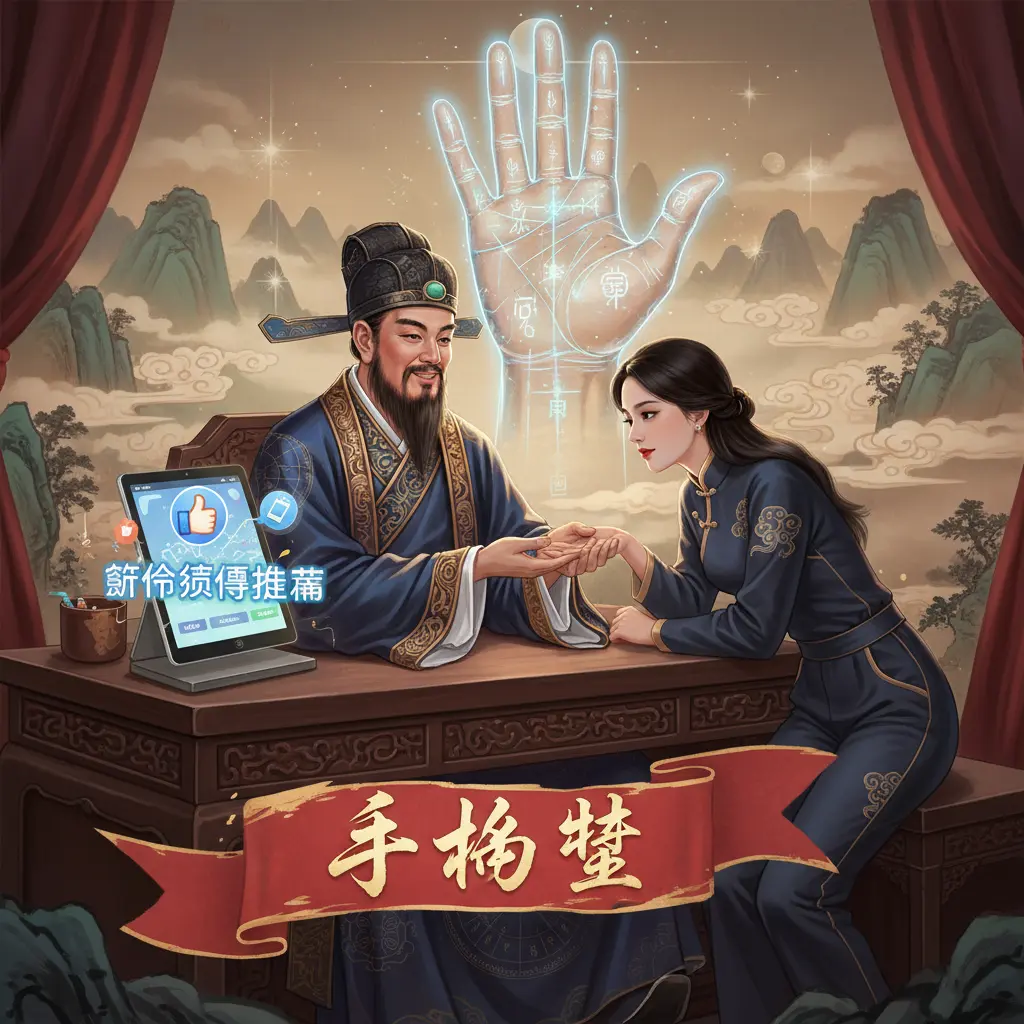 算命師傅推薦 - 手相學